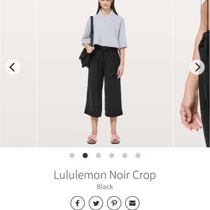 SOLD Lulu Noir Crops